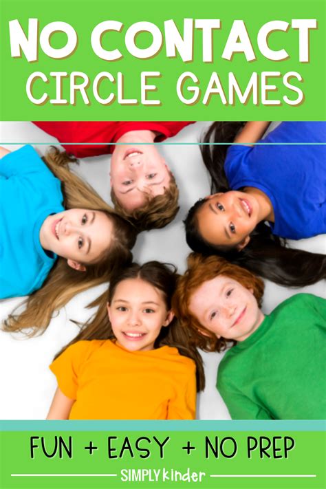 11 Easy No Contact Circle Games Your Kinders will Love.